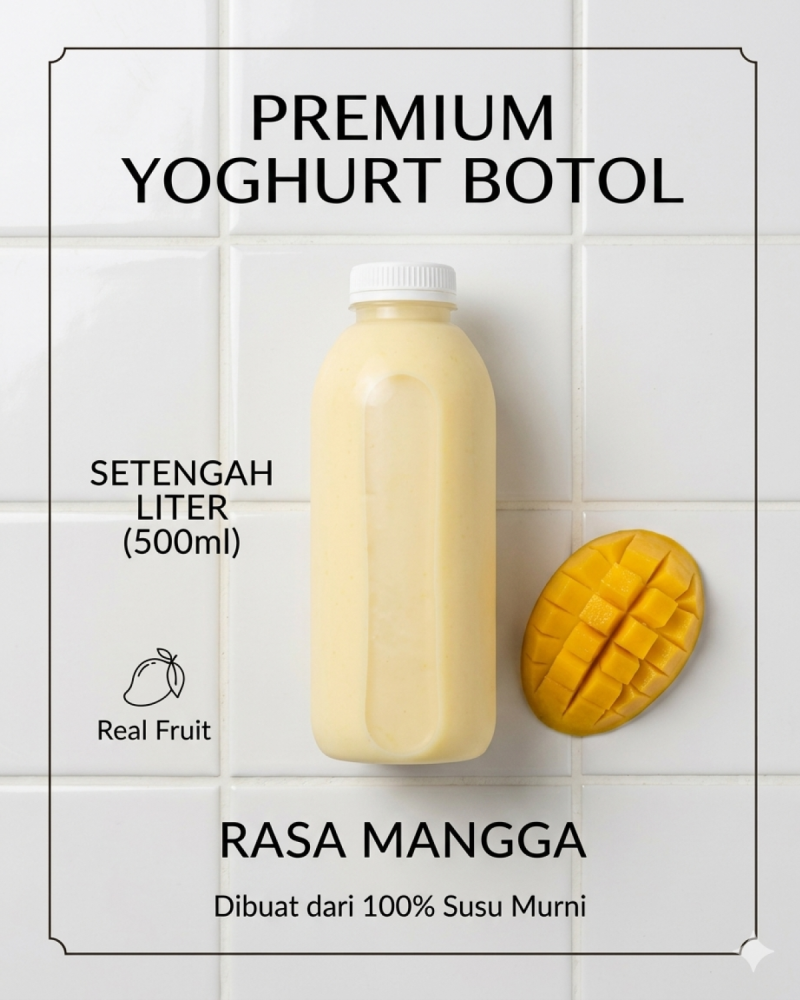 Yoghurt Botol Rasa Mangga Yoghurt Botol Rasa Mangga