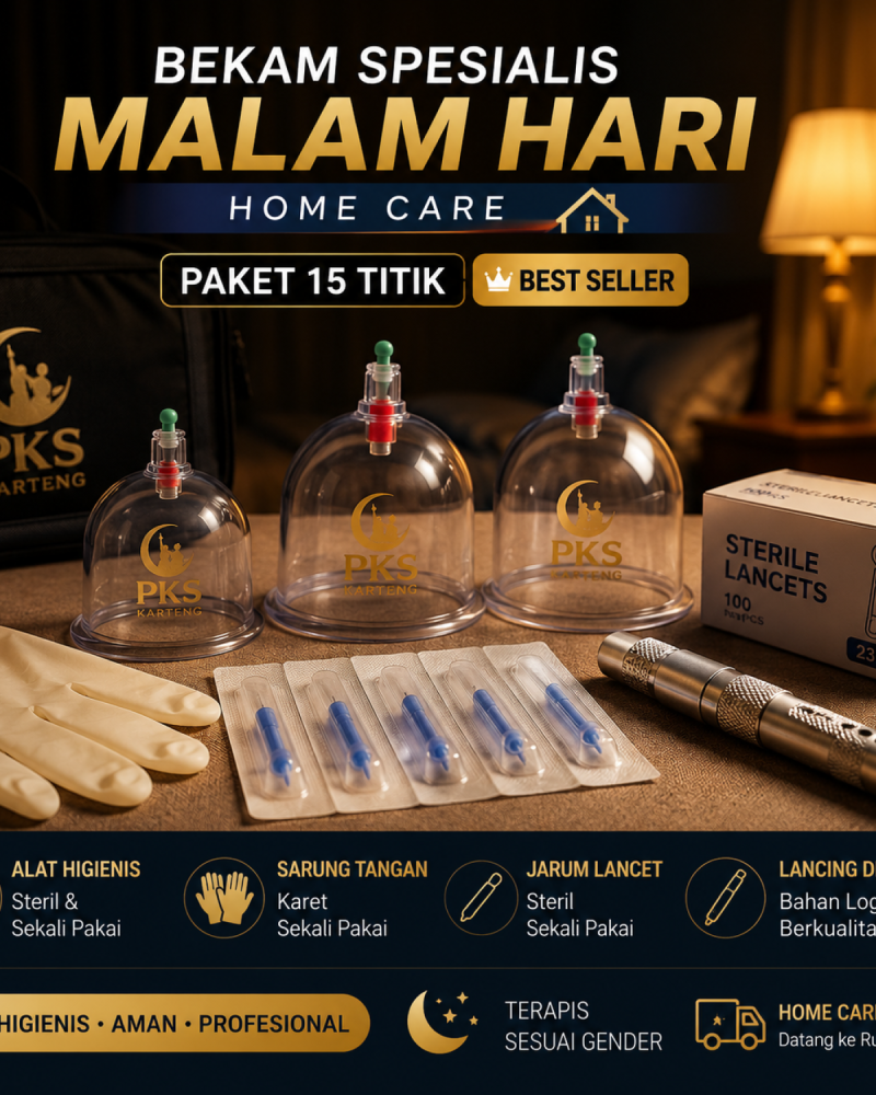 Bekam Spesialis Malam Hari – Home Care 🌙 Bekam Spesialis Malam Hari – Home Care 🌙